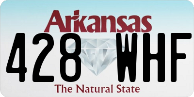AR license plate 428WHF