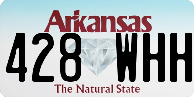 AR license plate 428WHH