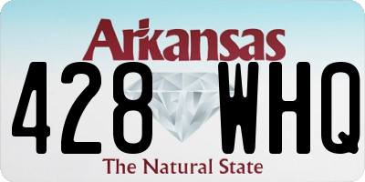 AR license plate 428WHQ