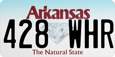 AR license plate 428WHR