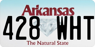AR license plate 428WHT