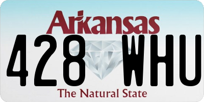 AR license plate 428WHU