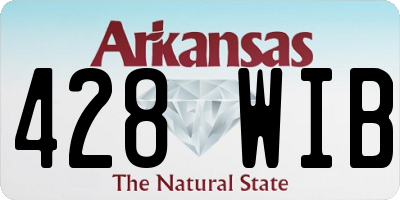 AR license plate 428WIB