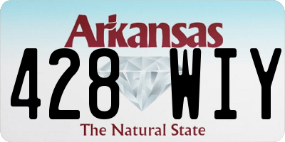 AR license plate 428WIY