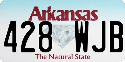 AR license plate 428WJB