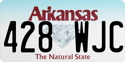 AR license plate 428WJC