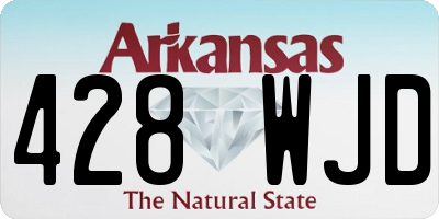 AR license plate 428WJD