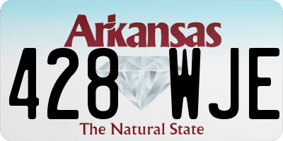 AR license plate 428WJE