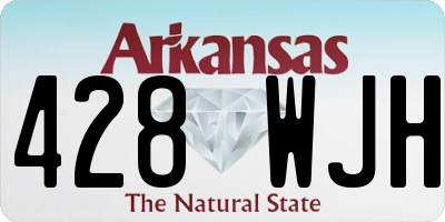 AR license plate 428WJH