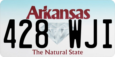 AR license plate 428WJI