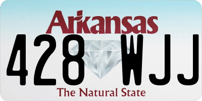 AR license plate 428WJJ