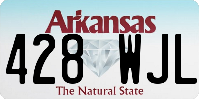 AR license plate 428WJL