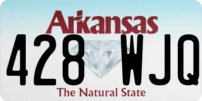 AR license plate 428WJQ