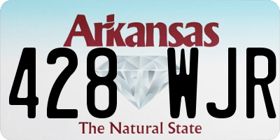 AR license plate 428WJR