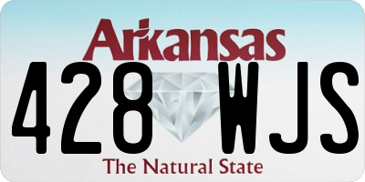 AR license plate 428WJS