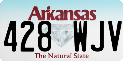 AR license plate 428WJV