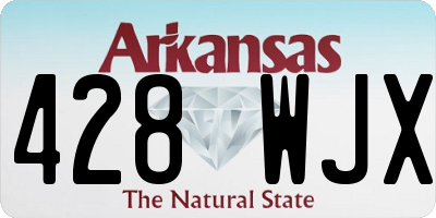 AR license plate 428WJX
