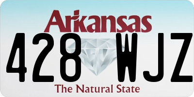 AR license plate 428WJZ