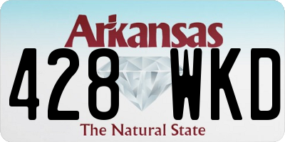 AR license plate 428WKD