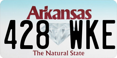 AR license plate 428WKE