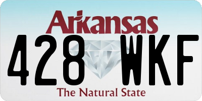 AR license plate 428WKF