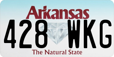 AR license plate 428WKG