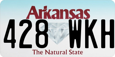 AR license plate 428WKH