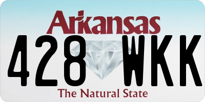 AR license plate 428WKK