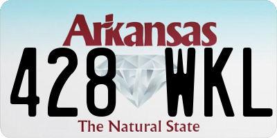 AR license plate 428WKL
