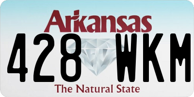 AR license plate 428WKM