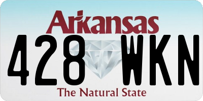 AR license plate 428WKN