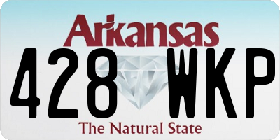 AR license plate 428WKP