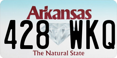 AR license plate 428WKQ