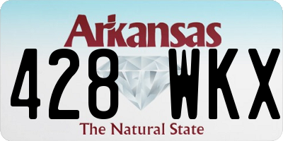AR license plate 428WKX