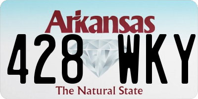 AR license plate 428WKY