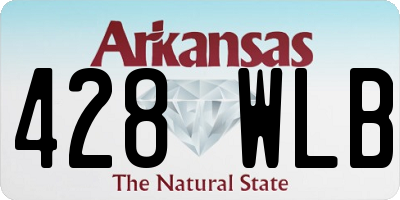 AR license plate 428WLB