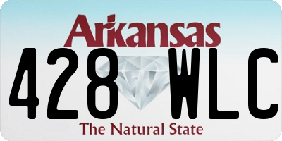 AR license plate 428WLC