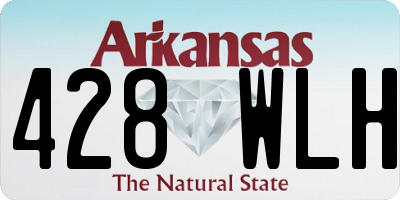 AR license plate 428WLH