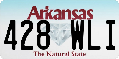 AR license plate 428WLI