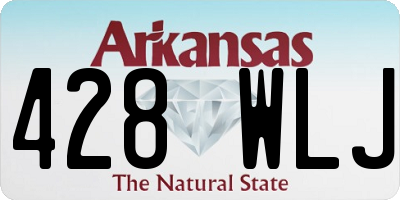 AR license plate 428WLJ