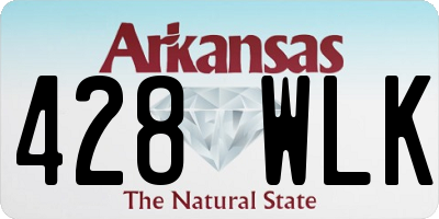 AR license plate 428WLK