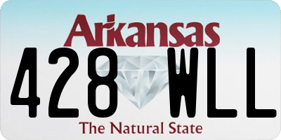 AR license plate 428WLL