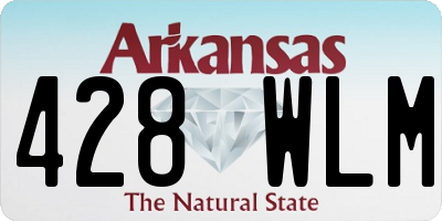 AR license plate 428WLM