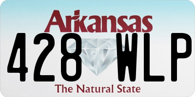 AR license plate 428WLP