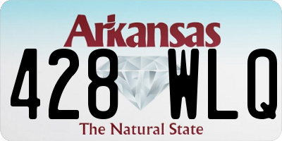 AR license plate 428WLQ