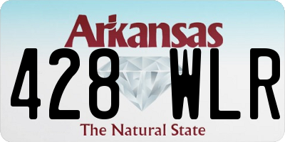AR license plate 428WLR