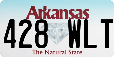 AR license plate 428WLT