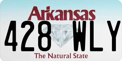AR license plate 428WLY