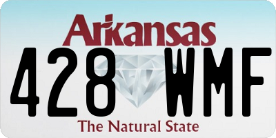 AR license plate 428WMF
