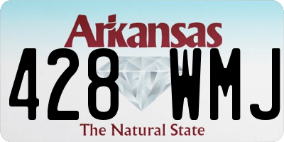 AR license plate 428WMJ